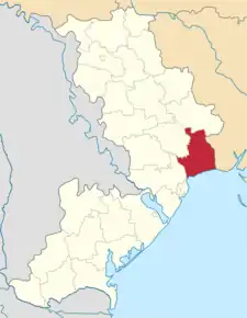 Poziția localității Lîmanskîi