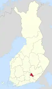 Poziția localității Mäntyharju