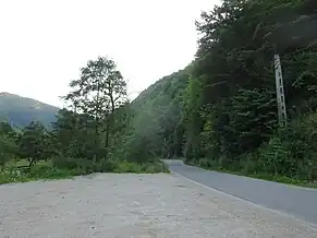 Drumul spre satul Măguri