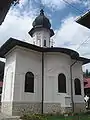Biserica Mănăstirii Agapia văzută de pe latura estică
