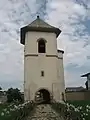 Turnul clopotniță, văzut din curtea interioară