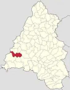 Localizare în cadrul județului