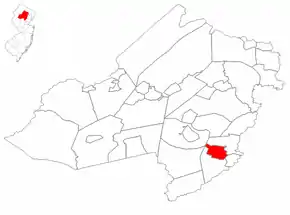 Poziția localității Madison, New Jersey