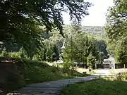 Biserica nouă, cu hramul „Înălțarea Domnului” din cimitir