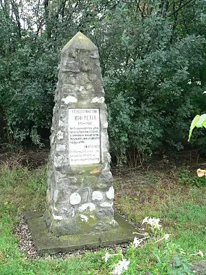 Monumentul funerar al lui Bod, în cimitirul Bisericii Reformate din Ighiu
