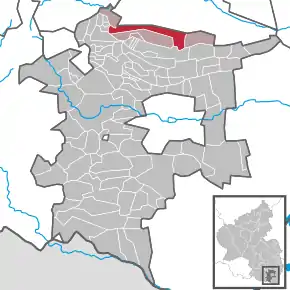 Poziția  Maikammer pe harta districtului Südliche Weinstraße