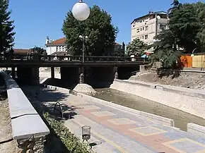 Luda Mara River flowing through Kavadarci