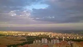 A general view of the city