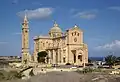 Basilica Ta'Pinu de pe culmea Ta’Ghammar