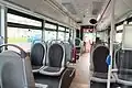 Interior autobuz MAN NL280 Lion’s City 12 EfficientHybrid ca și cele folosite în Baia Mare.