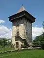 Turnul lui Vasile Lupu văzut dinspre sud-est
