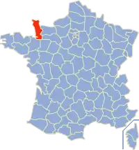 Poziția regiunii Manche