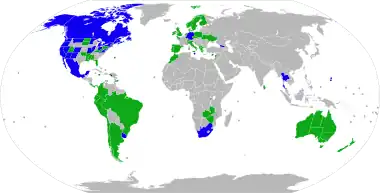 Map of world medical cannabis laws