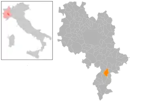 Poziția localității Cassinasco