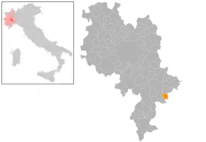 Poziția localității Castel Rocchero