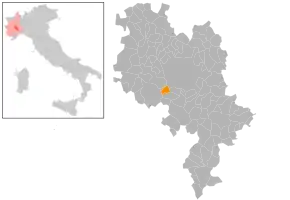 Poziția localității Celle Enomondo