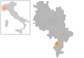 Poziția localității Loazzolo