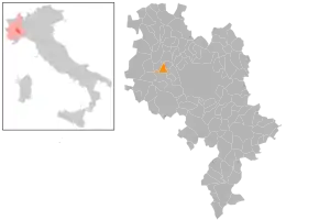 Poziția localității Maretto