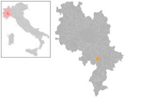 Poziția localității Moasca
