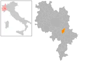 Poziția localității Mombercelli