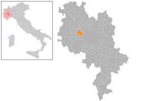 Poziția localității Monale