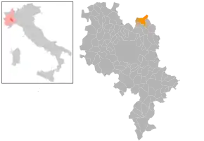 Poziția localității Moncalvo