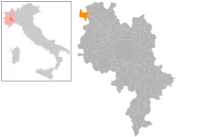 Poziția localității Moncucco Torinese