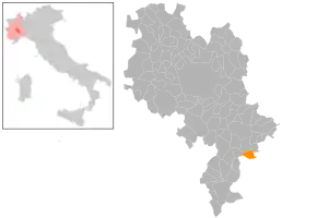 Poziția localității Montabone