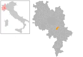 Poziția localității Montaldo Scarampi