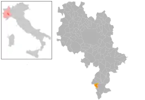 Poziția localității San Giorgio Scarampi