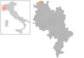 Poziția localității Tonengo