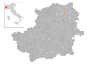 Poziția localității Issiglio