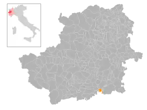 Poziția localității Lombriasco