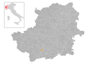 Poziția localității Porte