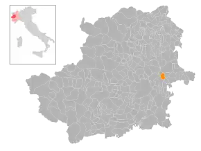 Poziția localității San Raffaele Cimena