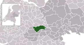 Poziția localității Buren