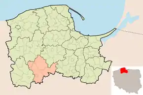 Amplasarea powiatului