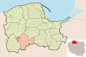 Poziția localității Comuna Konarzyny