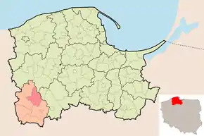 Poziția localității Comuna Przechlewo