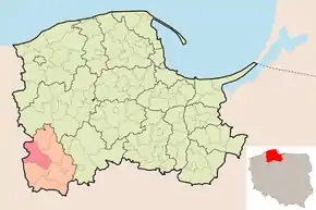 Poziția localității Comuna Rzeczenica