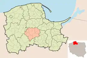 Amplasarea powiatului