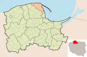 Amplasarea powiatului