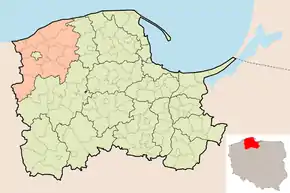 Amplasarea powiatului