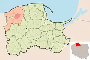 Poziția localității Comuna Damnica