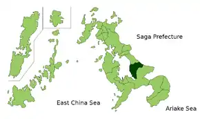 Poziția localității Omura, Nagasaki