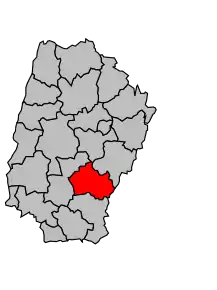 Cantonul Chalamont în cadrul arondismentului