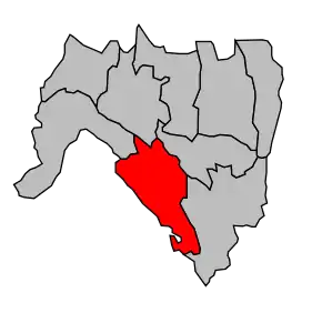 Cantonul Lhuis în cadrul arondismentului