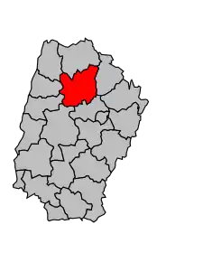 Cantonul Montrevel-en-Bresse în cadrul arondismentului