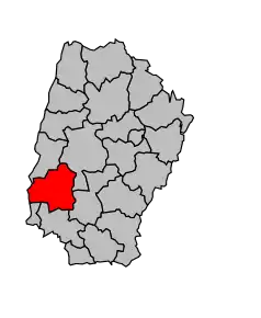 Cantonul Saint-Trivier-sur-Moignans în cadrul arondismentului