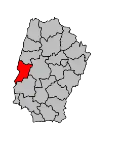 Cantonul Thoissey în cadrul arondismentului